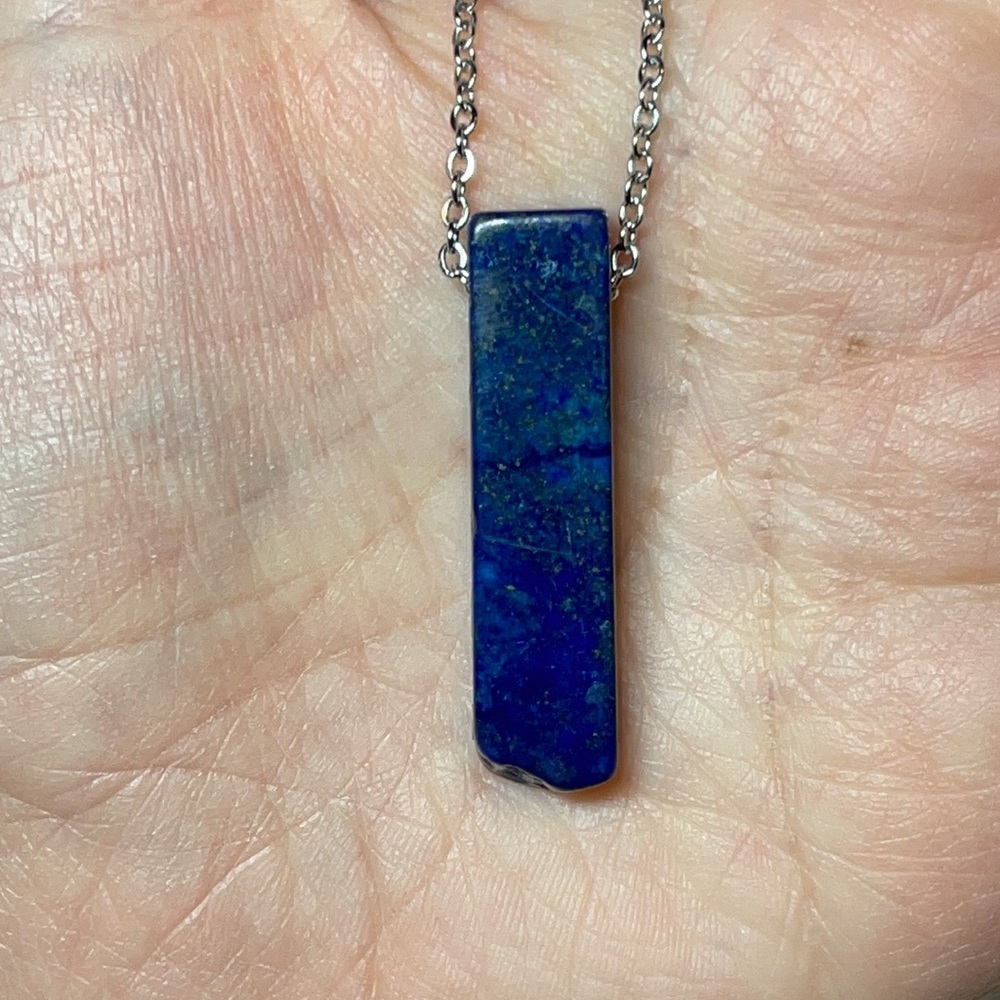 Blue Lapis Necklace Crystal Healing Inner Power 💙